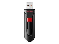 SanDisk Cruzer Glisser - Clé USB - 32 Go - USB 2.0 - noir, rouge SDCZ60-032G-B35