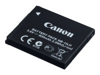 Canon NB-11LH - Pile pour appareil photo Li-Ion 800 mAh - pour IXUS 17X, 18X, 285; IXY 180, 190, 650; PowerShot SX412; PowerShot ELPH 180, 190, 360 9391B001