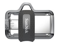SanDisk Ultra Dual - Clé USB - 32 Go - USB 3.0 / micro USB SDDD3-032G-G46