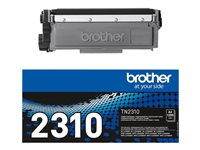 Brother TN2310 - Noir - original - cartouche de toner - pour Brother DCP-L2500, L2520, L2560, HL-L2300, L2340, L2360, L2365, MFC-L2700, L2720, L2740 TN2310