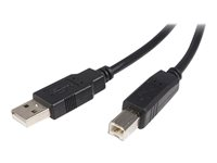 StarTech.com Câble USB 2.0 A vers B de 50 cm - Cordon USB A vers USB B de 0,5 m - M/M - Câble USB - USB (M) pour USB type B (M) - USB 2.0 - 50 cm - noir USB2HAB50CM