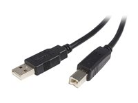 StarTech.com Câble USB 2.0 A vers B de 5 m - Cordon USB A vers USB B - M/M - Câble USB - USB (M) pour USB type B (M) - USB 2.0 - 5 m - noir USB2HAB5M