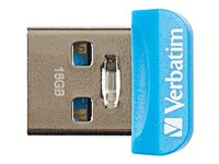 Verbatim Store 'n' Stay NANO - Clé USB - 16 Go - USB 3.0 - bleu 98709