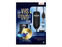 Roxio Easy VHS to DVD 3 - Version boîte - 1 utilisateur - DVD - Win - Multi-Lingual 253000EU