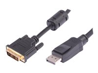 Uniformatic - Câble d'écran - DisplayPort (M) pour DVI-D (M) - 1.8 m - vis moletées 12622