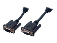 MCL Samar - Rallonge de câble VGA - HD-15 (VGA) (M) pour HD-15 (VGA) (F) - 2 m - noir MC341B/15P-2M
