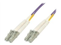 MCL - Câble réseau - LC multi-mode (M) pour LC multi-mode (M) - 1 m - fibre optique - 50 / 125 microns - OM3 FJOM3/LCLC-1M