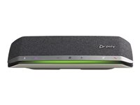 Poly Sync 40-M - Haut-parleur intelligent - Bluetooth - sans fil, filaire - USB-C, USB-A - argent - certifié Zoom, Certifié pour Microsoft Teams 77P35AA