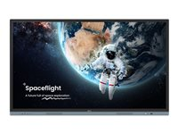 BenQ Board Master RM7504 - Classe de diagonale 75" écran LCD rétro-éclairé par LED - éducation/entreprise - avec tableau blanc interactif intégré, écran tactile (multitouch) - 4K UHD (2160p) 3840 x 2160 RM7504