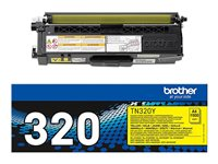 Brother TN320Y - Jaune - original - cartouche de toner - pour Brother DCP-9055, DCP-9270, HL-4140, HL-4150, HL-4570, MFC-9460, MFC-9465, MFC-9970 TN320Y