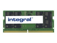 Integral - DDR5 - module - 16 Go - SO DIMM 262 broches - 5600 MHz / PC5-44800 - CL46 - 1.1 V - mémoire sans tampon - on-die ECC IN5V16GNJRDX