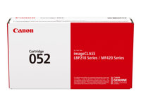 Canon 052 - Noir - original - cartouche de toner - pour imageCLASS LBP212, LBP215, MF429; i-SENSYS LBP212, LBP214, LBP215, MF421, MF426, MF429 2199C002