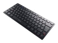 CHERRY KW 9200 MINI - Clavier - sans fil - 2.4 GHz, Bluetooth 5.0 - AZERTY - Français - commutateur : CHERRY SX - noir JK-9250FR-2