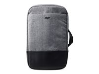 Acer Slim 3-in-1 - Sac à dos/sac à bandoulière pour ordinateur portable - 14" - gris - pour Aspire 1; 3; 5; Aspire R 13; Spin 1; 3; 5; 5 Pro; 7; Swift 1; 3; 5; 5 Pro; 7 NP.BAG1A.289