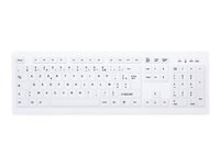 Active Key MedicalKey AK-C8100 - Clavier - sans fil - 2.4 GHz - AZERTY - Français - blanc AK-C8100F-FU1-W/FR