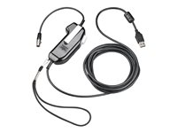 Poly - adaptateur de casque micro PTT « appuyez pour parler » pour casque - monaural, sans série - Conformité TAA 8K712AA#AC3