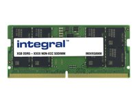 Integral - DDR5 - module - 32 Go - SO DIMM 262 broches - 4800 MHz / PC5-38400 - CL40 - 1.1 V - mémoire sans tampon - non ECC IN5V32GNHRBX