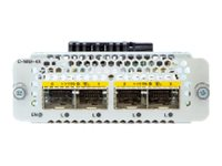 Cisco Network Interface Module - Module d'extension - 1000Base-X x 4 - pour P/N: C8300-1N1S-6T, C8300-1N1S-6T-V, C8300-2N2S-4T2X, C8300-2N2S-6T, C8300-2N2S-6T-V C-NIM-4X=