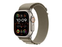 Apple - Boucle pour montre intelligente - 49 mm - taille Medium - olive MT5U3ZM/A